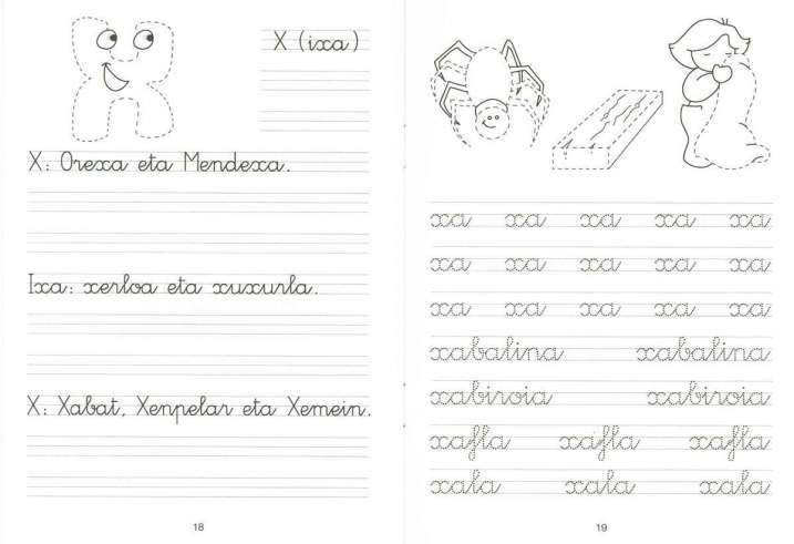 Idazmena lantzeko koadernoak