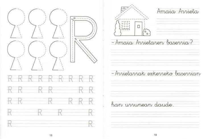 Idazmena lantzeko koadernoak