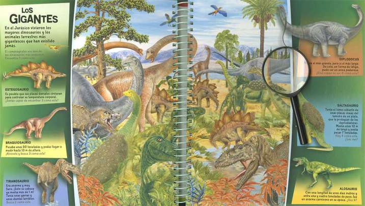 Busca y descubre dinosaurios