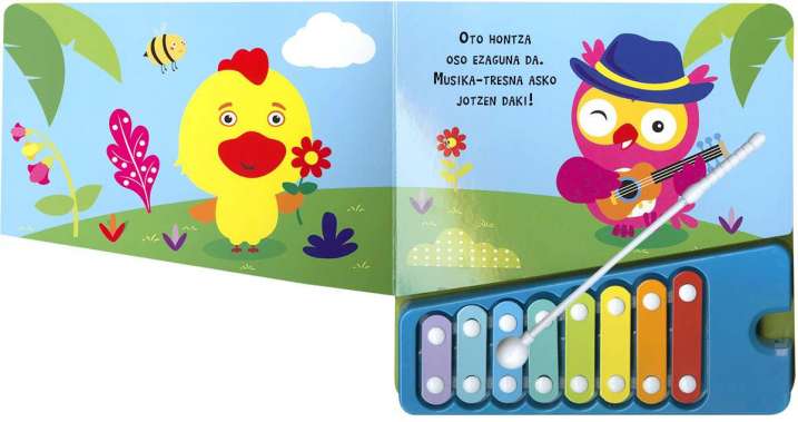 Hontzak xilofonoa jotzen...