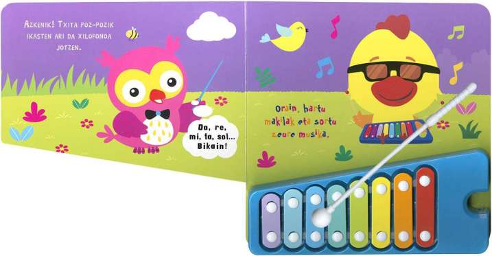 Hontzak xilofonoa jotzen...