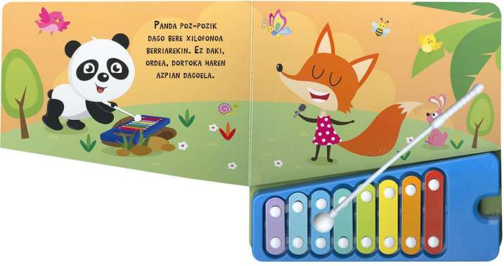 Pandak xilofonoa jotzen...