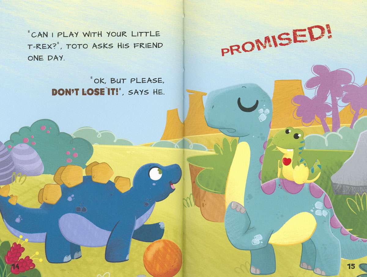 An Absent-Minded Dinosaur Easy Reading - Nivel 1