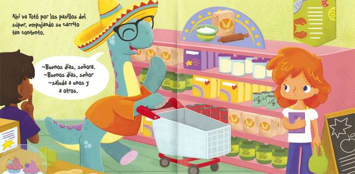 Un dinosaurio en el...