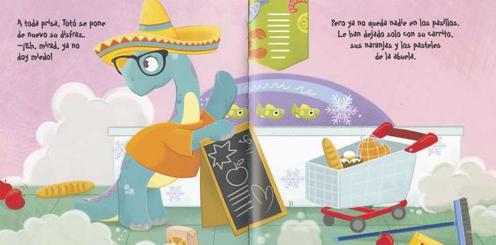 Un dinosaurio en el...