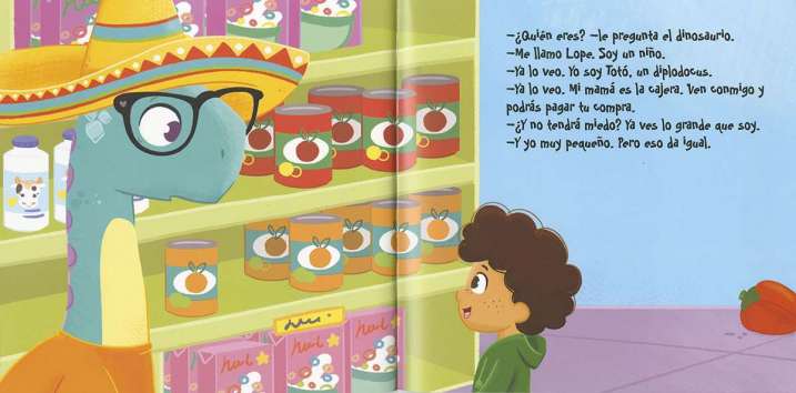 Un dinosaurio en el...