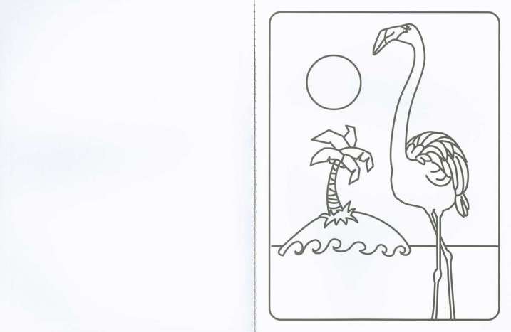 Colorea flamencos