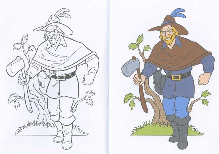 Colorea Blancanieves