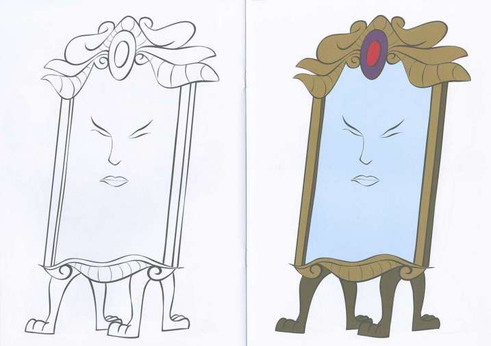 Colorea Blancanieves