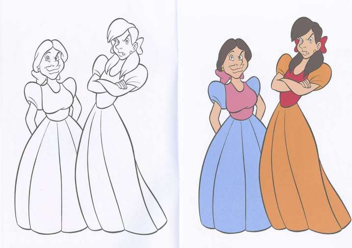 Colorea La Cenicienta