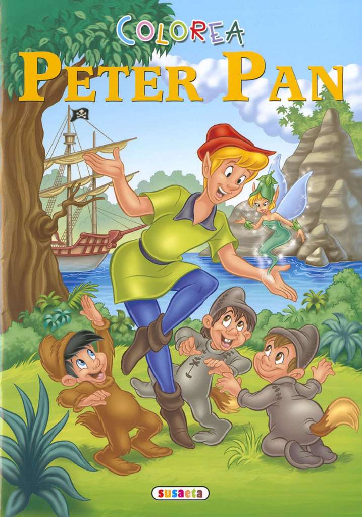 Colorea Peter Pan