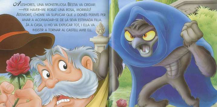 La bella i la bestia....