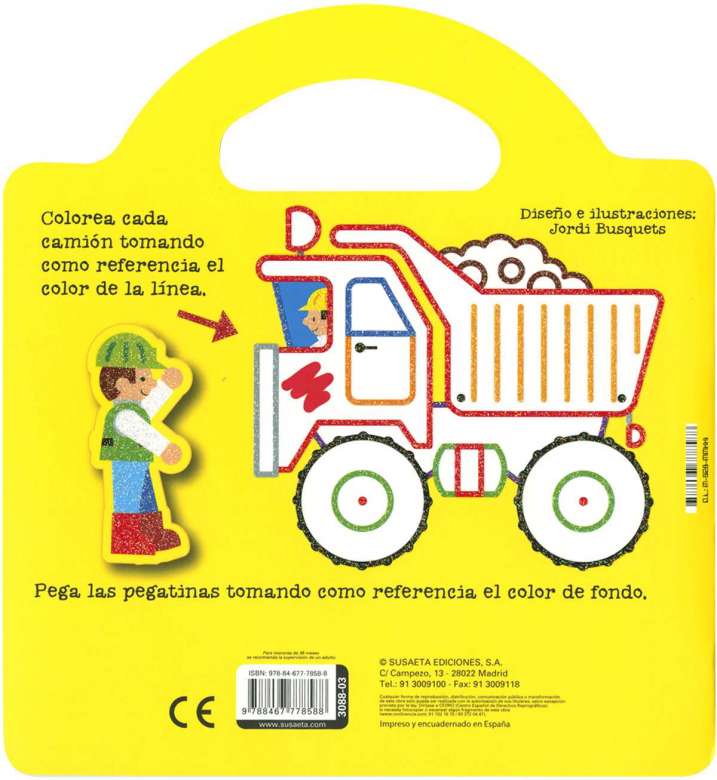 Camiones (pinta y pega)