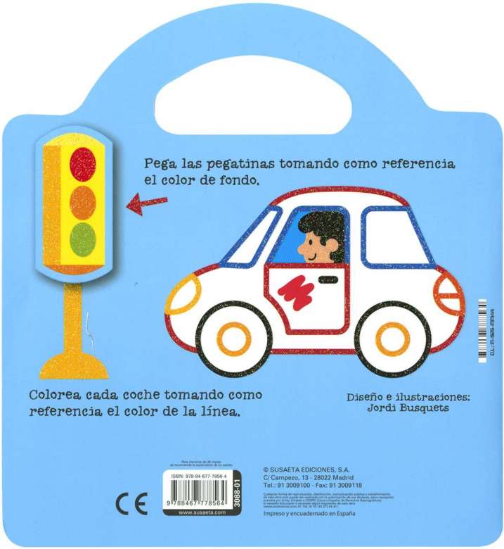 Coches (pinta y pega)