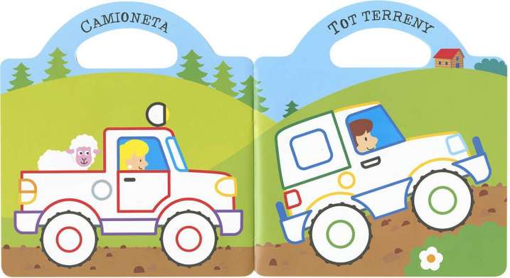 Cotxes (pinta i enganxa)