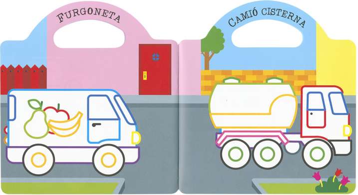 Camions (pinta i enganxa)