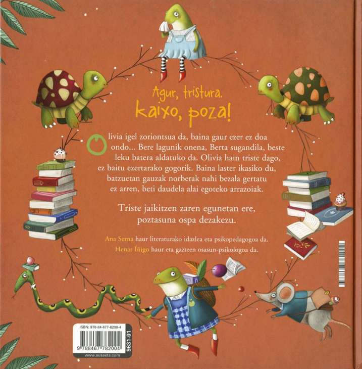 Agur, tristura. Kaixo, poza!