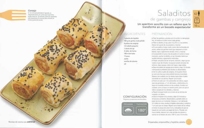 Recetas de cocina con airfryer