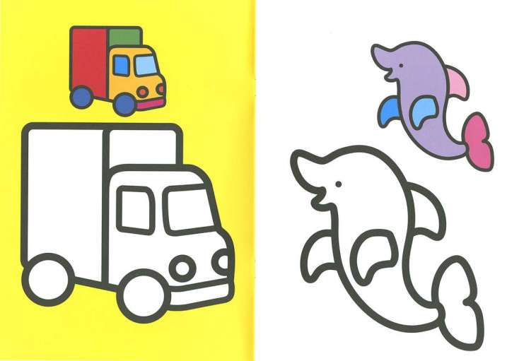 Ya sé colorear 2-3 años