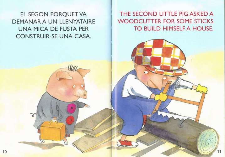 Els tres porquets/The three...