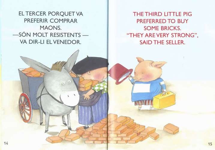 Els tres porquets/The three...