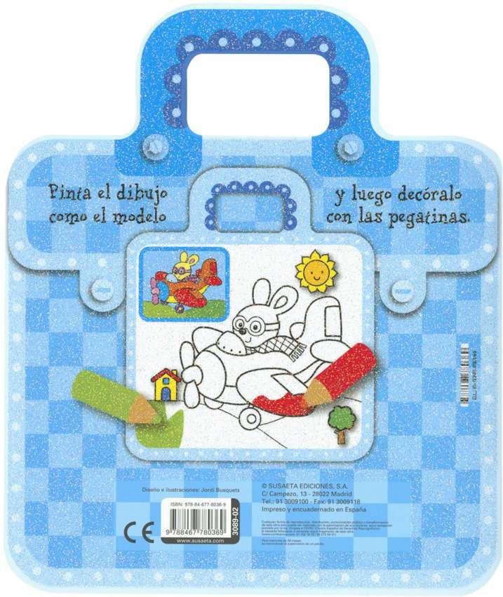 Mi maleta de pintar y pegar