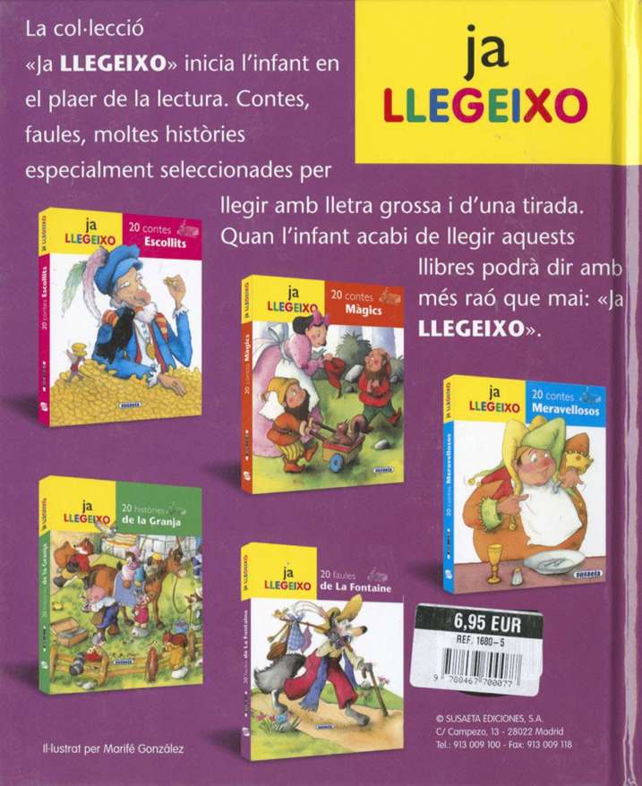 20 Faules de La Fontaine