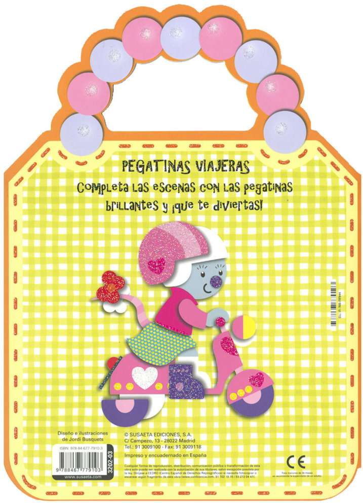 Pegatinas viajeras bolso