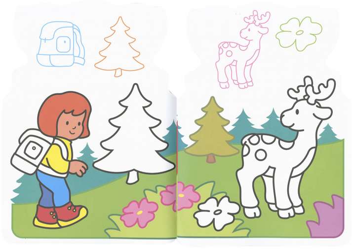 Pego y coloreo animales 1