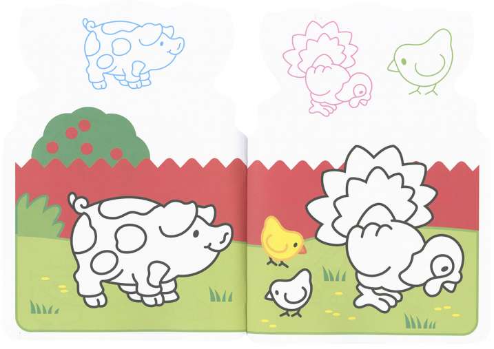 Pego y coloreo animales 1