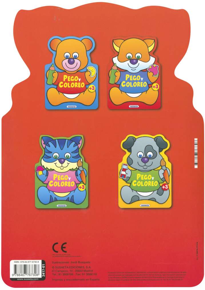 Pego y coloreo animales 1