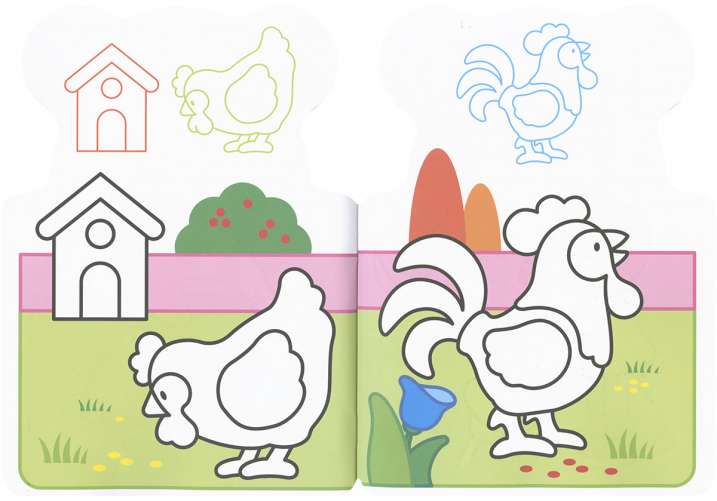 Pego y coloreo animales 2