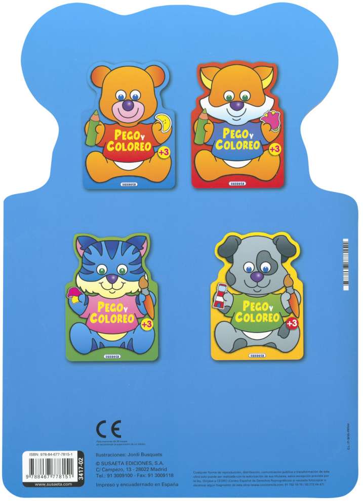 Pego y coloreo animales 2