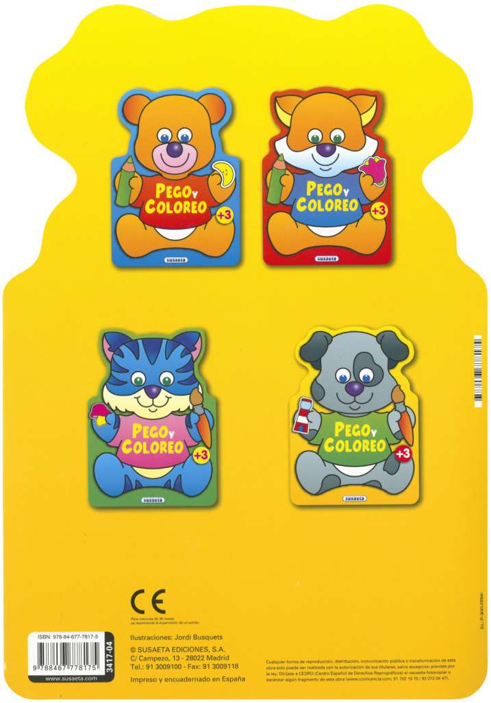 Pego y coloreo animales 4