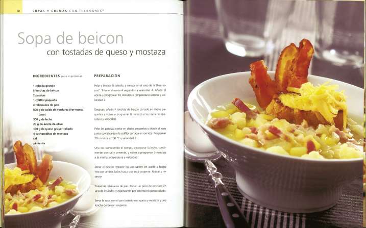 Sopas y cremas con Thermomix