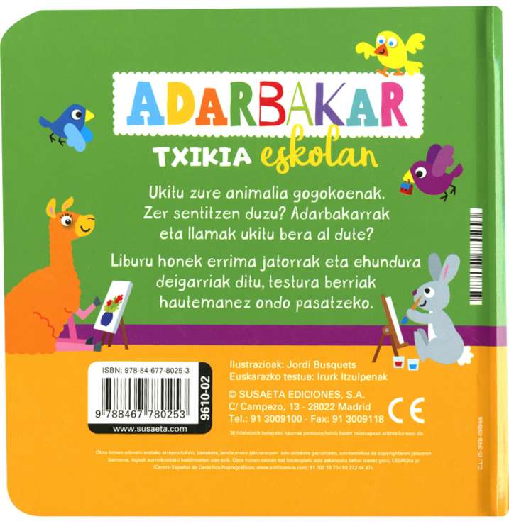 Adarbakar txikia eskolan