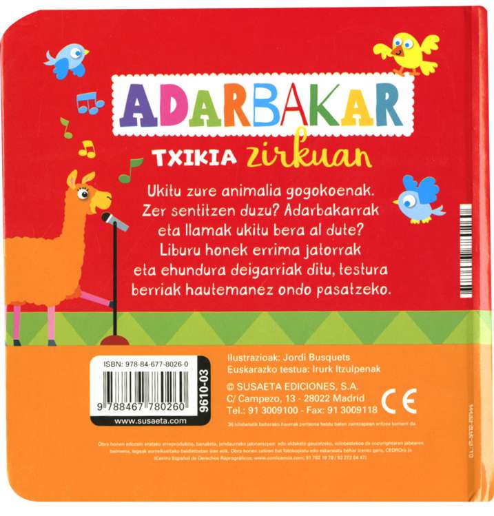 Adarbakar txikia zirkuan