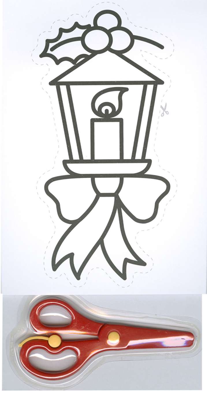 Colorea y recorta la Navidad