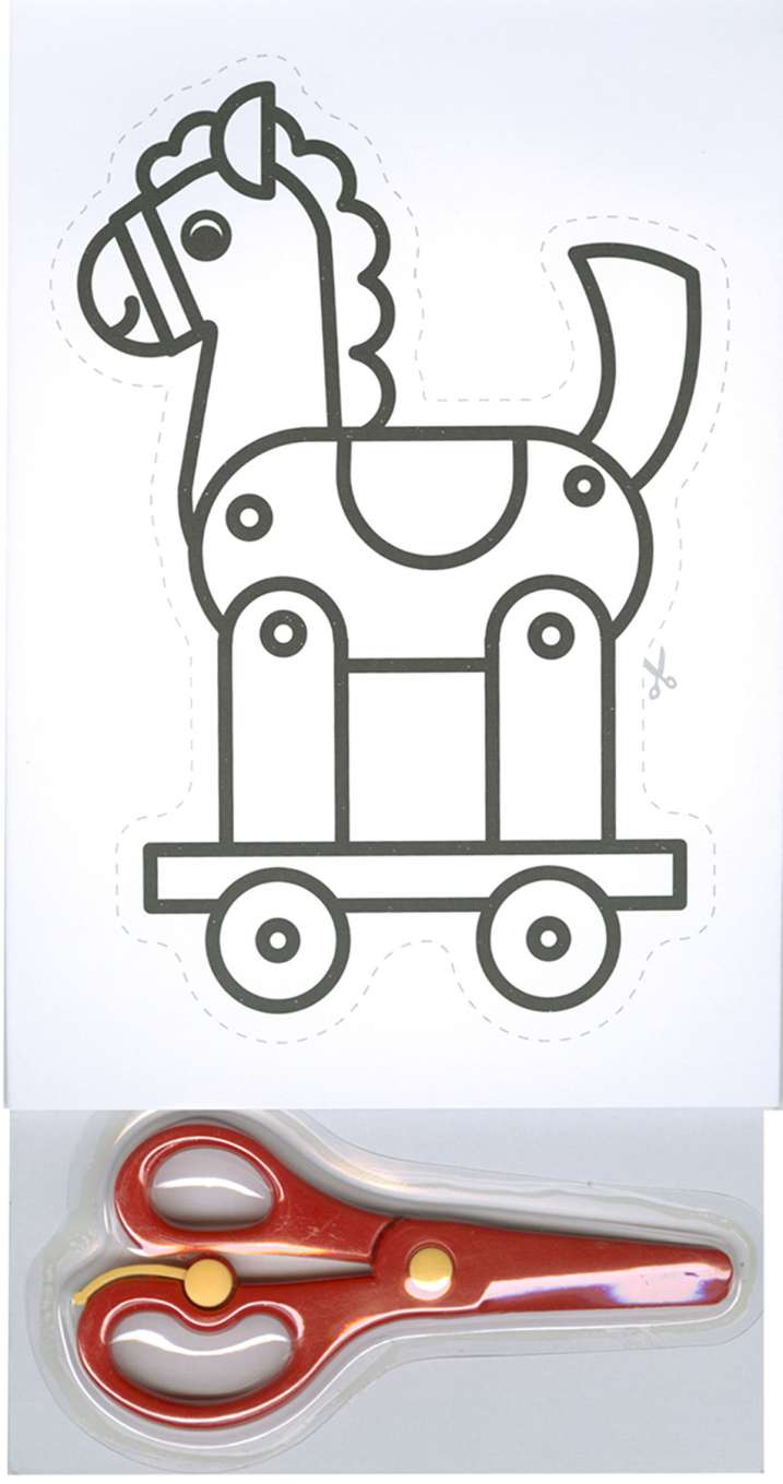 Colorea y recorta la Navidad