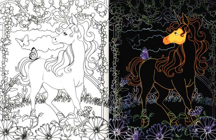 Unicornios. Dibujos para...