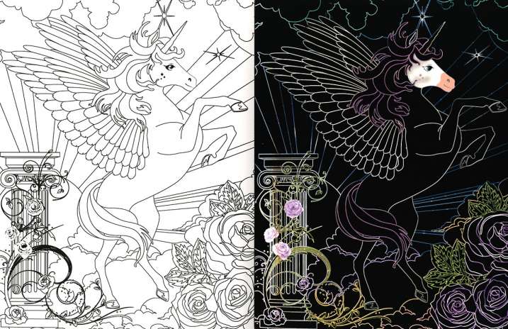 Unicornios. Dibujos para...