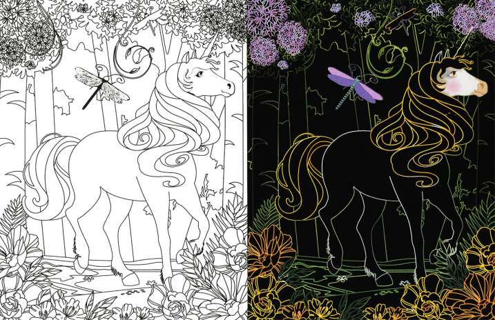 Unicornios. Dibujos para...