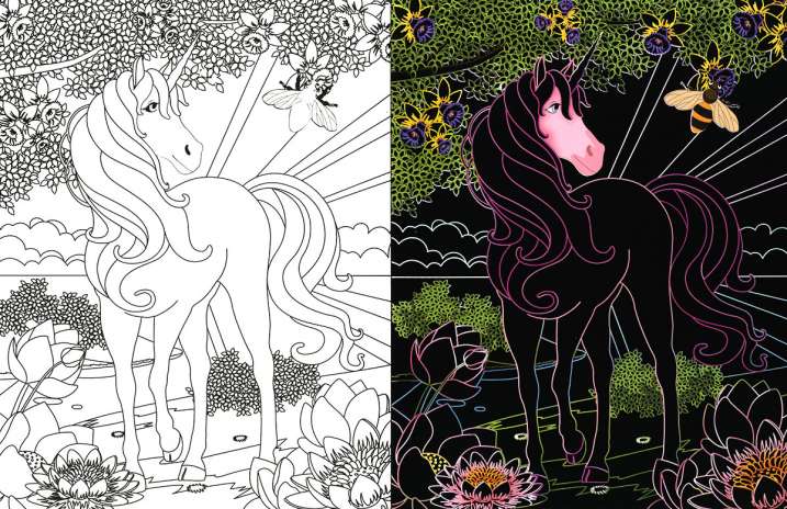 Unicornios. Dibujos para...