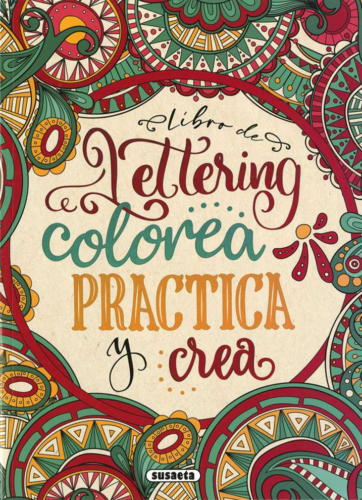 Libro de lettering. Colorea...
