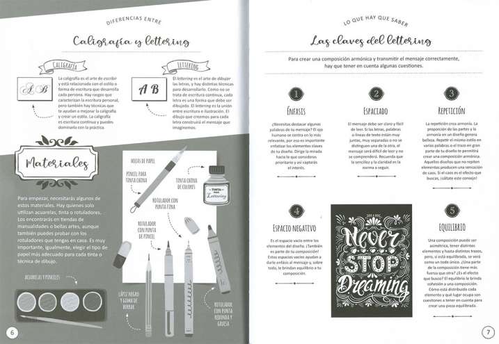 Libro de lettering. Colorea...