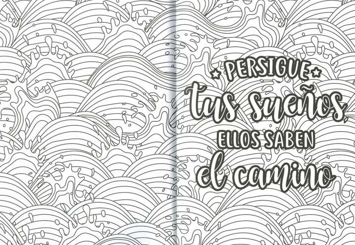Libro de lettering. Colorea...