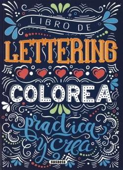 Libro de lettering. Colorea...