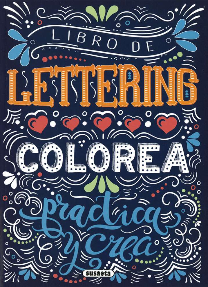 Libro de lettering. Colorea...