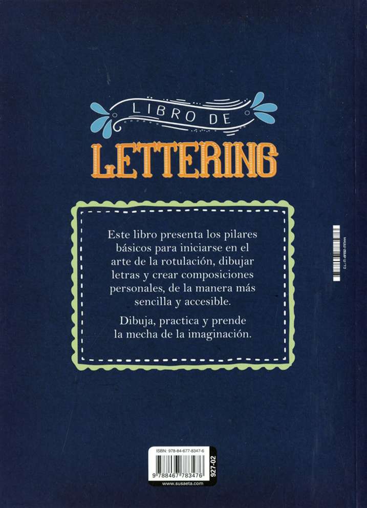 Libro de lettering. Colorea...