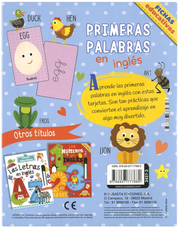 Primeras palabras en inglés